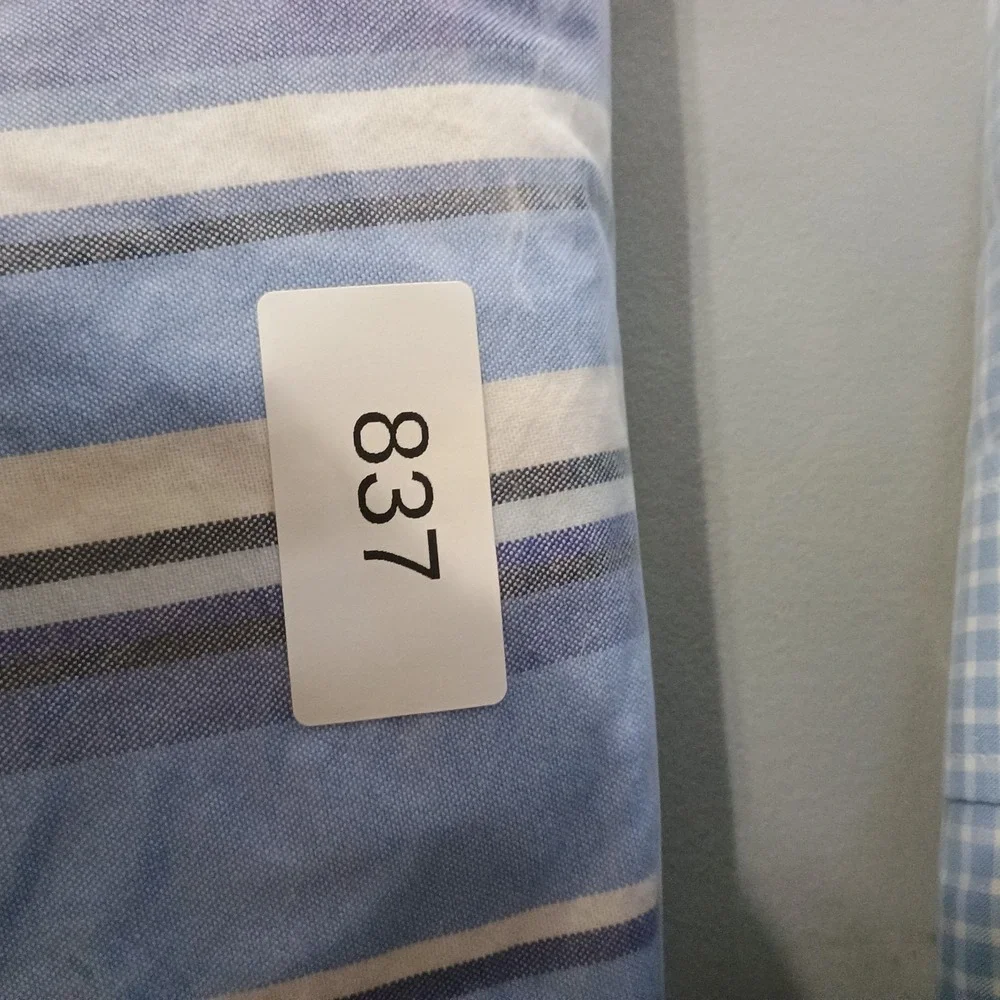 Polo Ralph Lauren Custom Fit Shirt Mens XXL Flesh Pony‎ Blue Striped Long Sleeve